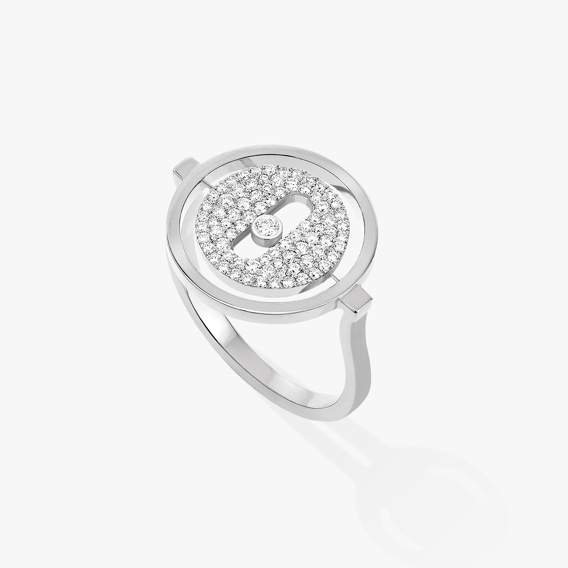 [Loco ]Loco MOVE PAVED SILVER DIAMOND RING
