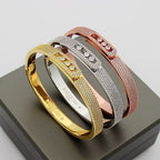 [Loco ]Move Noa Full Pavé Diamond Bangle Bracelet
