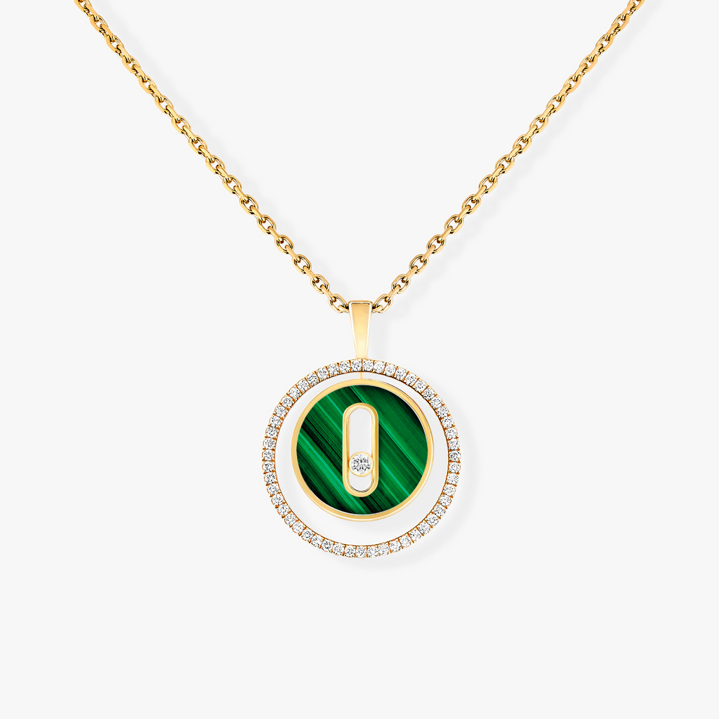 [Loco ]Loco MOVE 1 DIAMOND MALACHITE GOLD DIAMOND NECKLACE