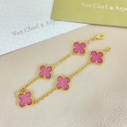 [Loco ]New CLOVER 5 MOTIFS PINK MOP BRACELET COLLECTION