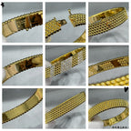 [Loco ]  PERLEE DIAMOND BRACELET ,5-ROW DIAMOND-SET DESIGN
