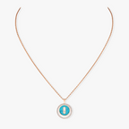 [Loco ]Loco MOVE 1 DIAMOND TURQUOISE PINK GOLD DIAMOND NECKLACE