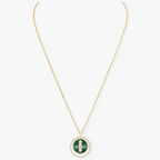 [Loco ]Loco MOVE 3 DIAMOND MALACHITE GOLD DIAMOND NECKLACE