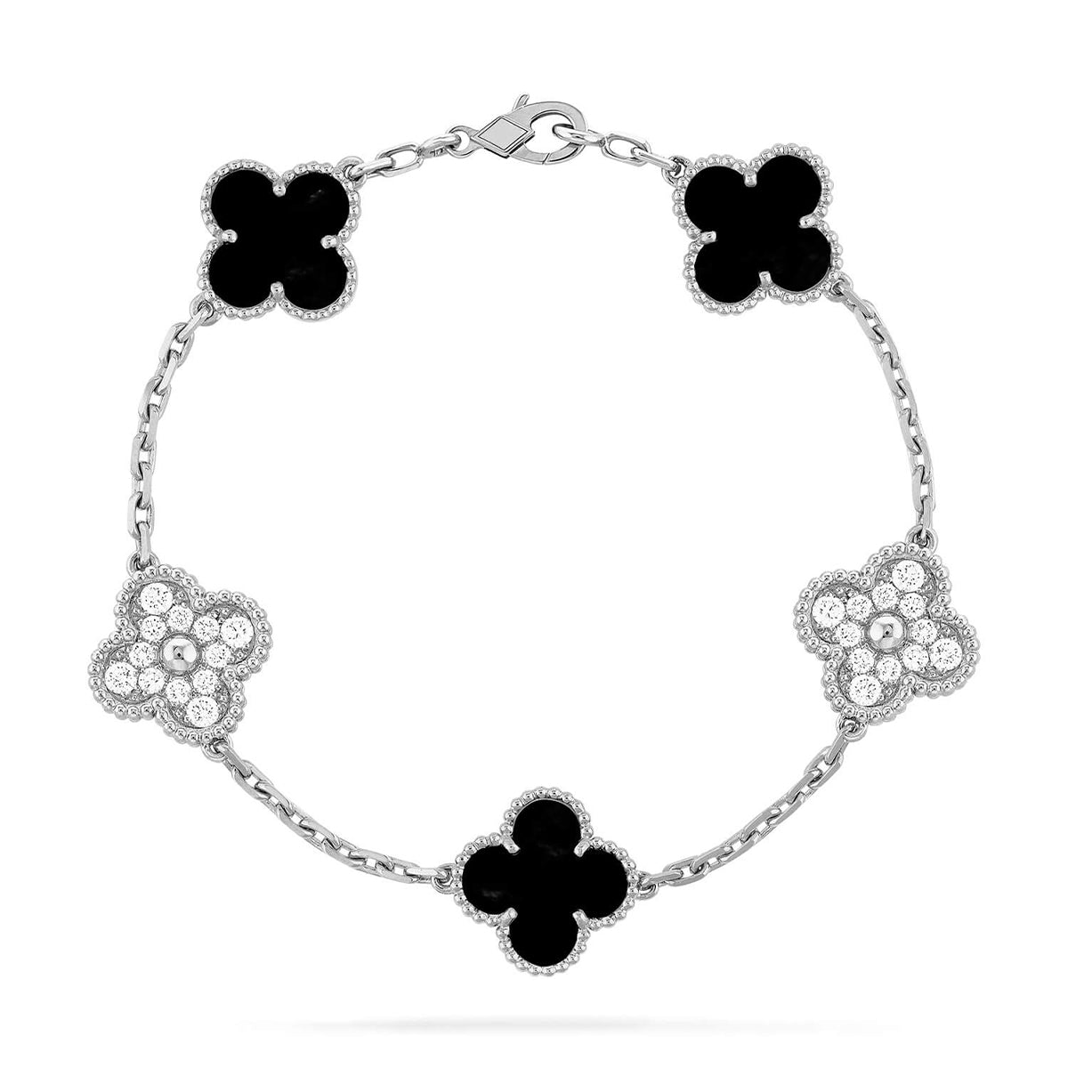 [Loco]New CLOVER 5 MOTIF ONYXS BRACELET COLLECTION