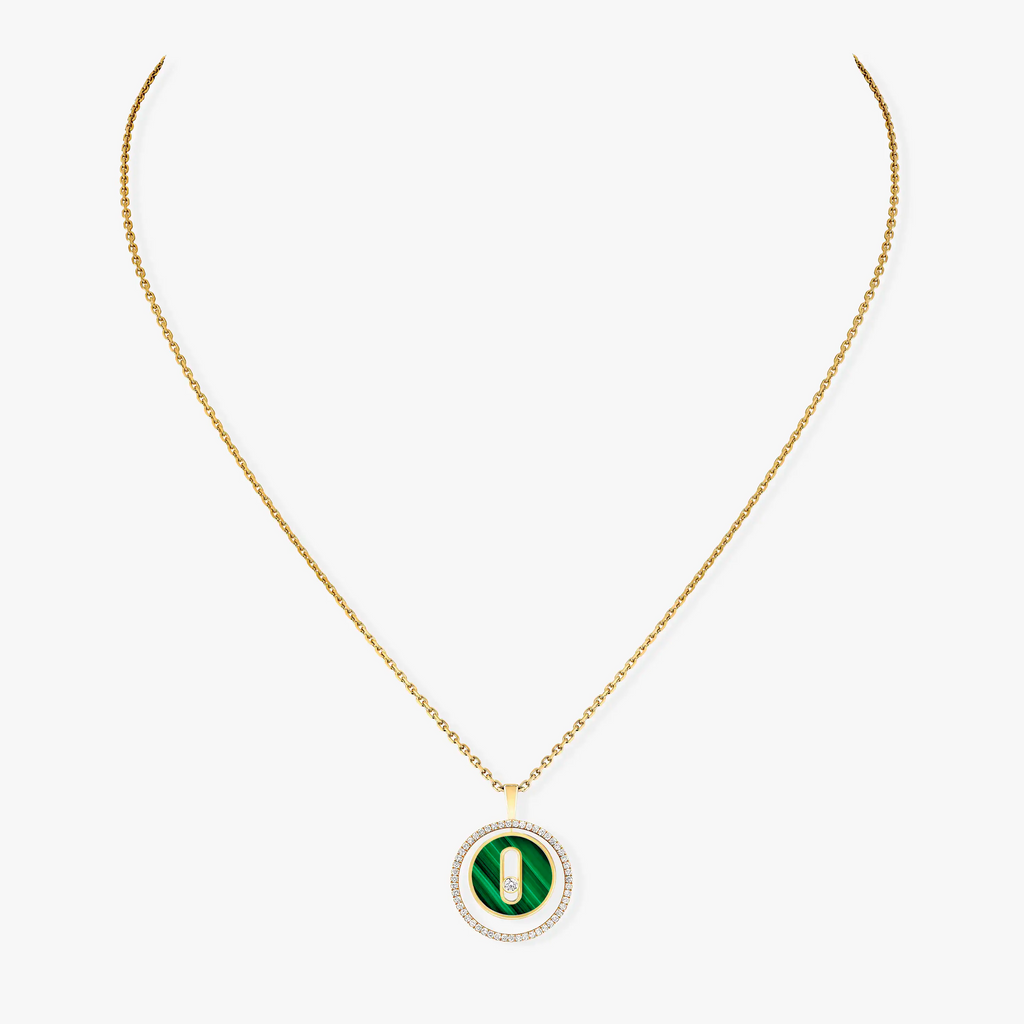 [Loco ]Loco MOVE 1 DIAMOND MALACHITE GOLD DIAMOND NECKLACE