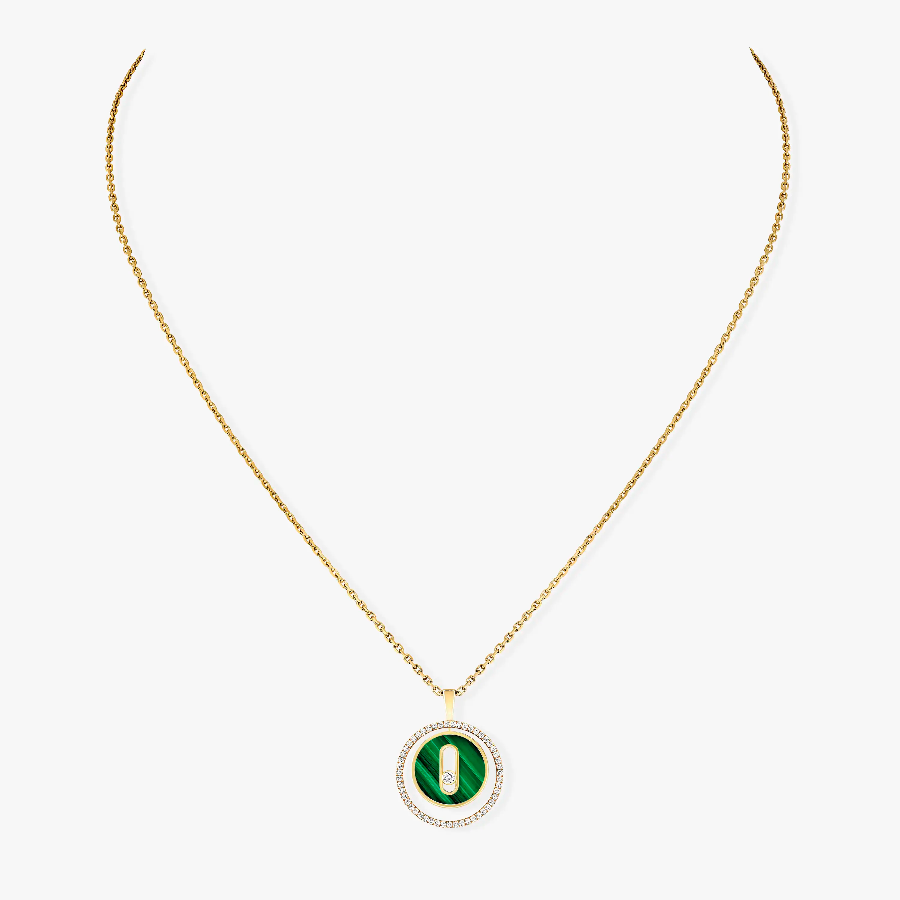 [Loco ]Loco MOVE 1 DIAMOND MALACHITE GOLD DIAMOND NECKLACE