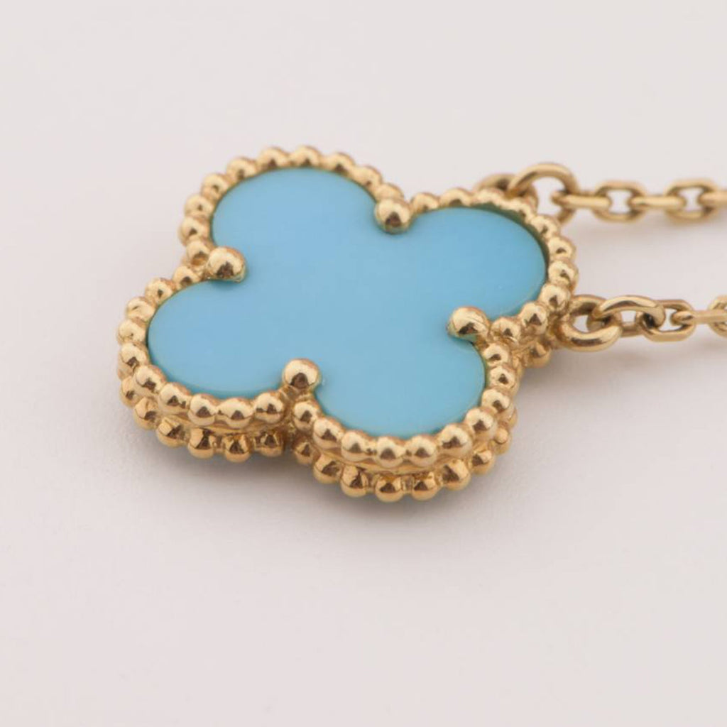 ¡®Loco¡¯CLOVER 15MM VINTAGE TURQUOISE NECKLACE