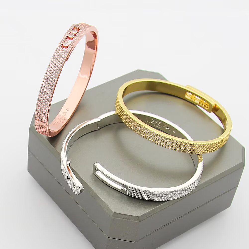 [Loco]Move Noa Full Pavé Diamond Bangle Bracelet