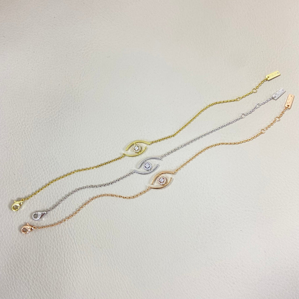 [Loco ]Loco Eye Pave-Set Diamond Bracelet