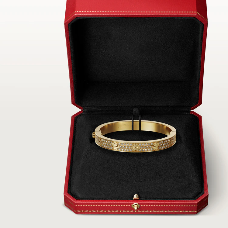 ¡®Loco¡¯LOVE BRACELET 6.1MM DIAMOND-PAVED