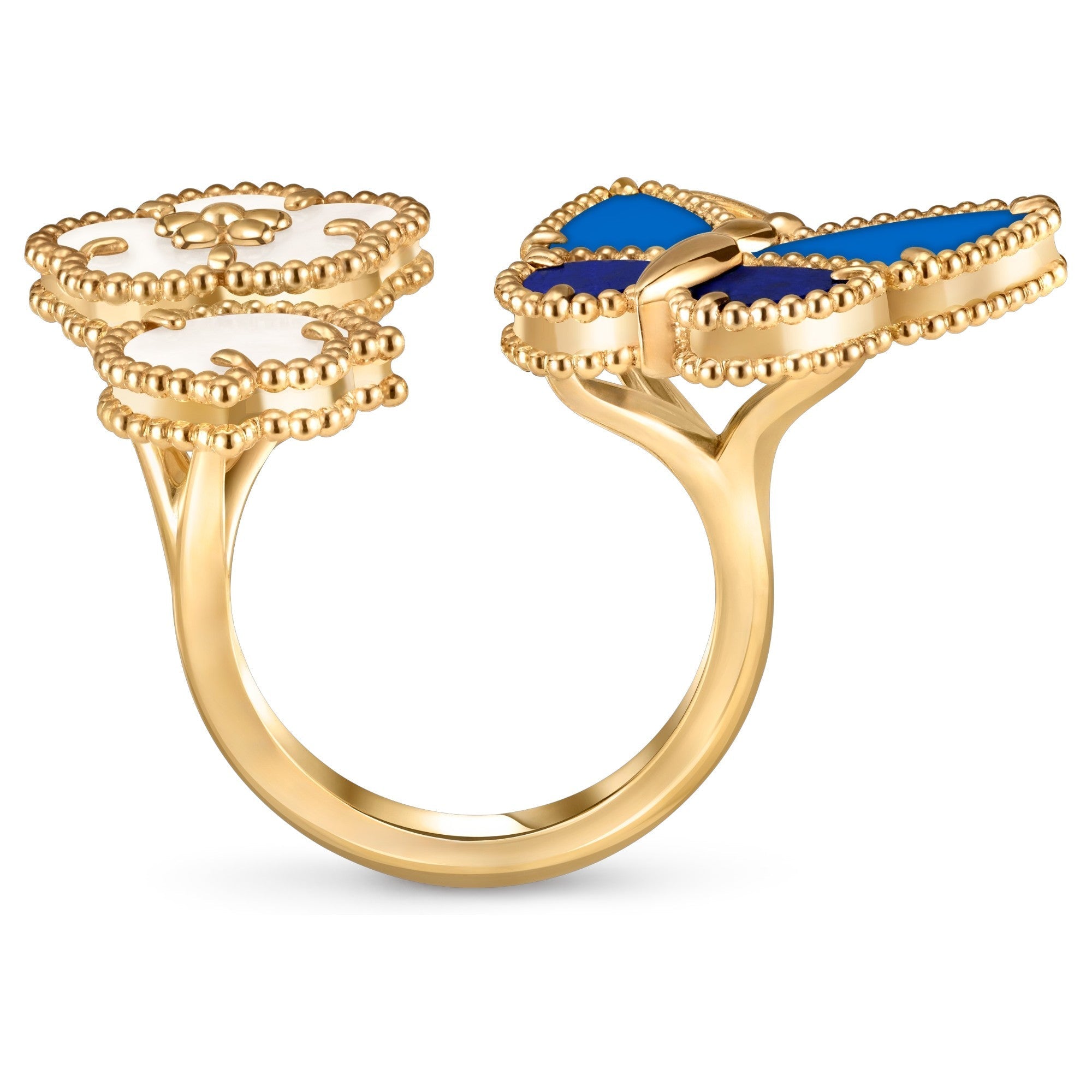 [Loco JURI]LUCKY SPRING BUTTERFLY OPEN-FACE RINGS