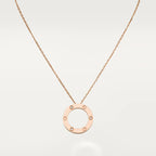 ¡®Loco¡¯LOVE NECKLACE 16MM 3 DIAMONDS