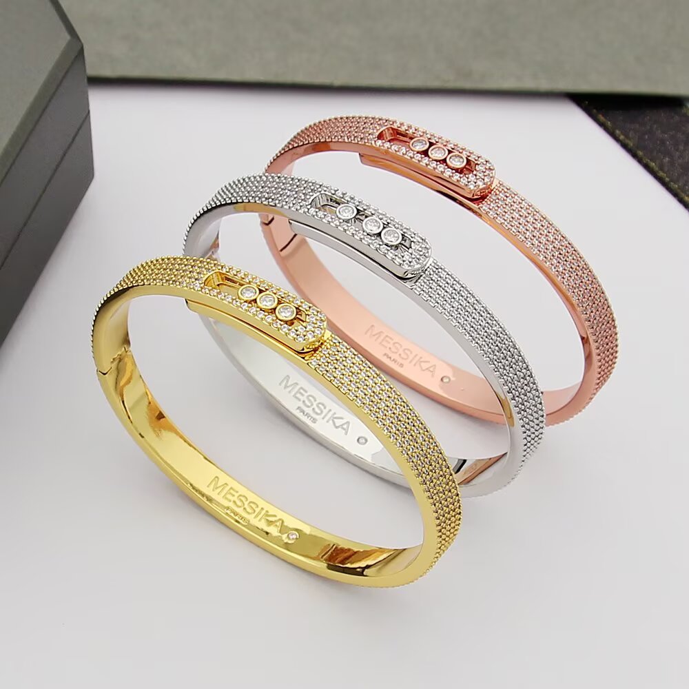 [Loco ]Move Noa Full Pavé Diamond Bangle Bracelet