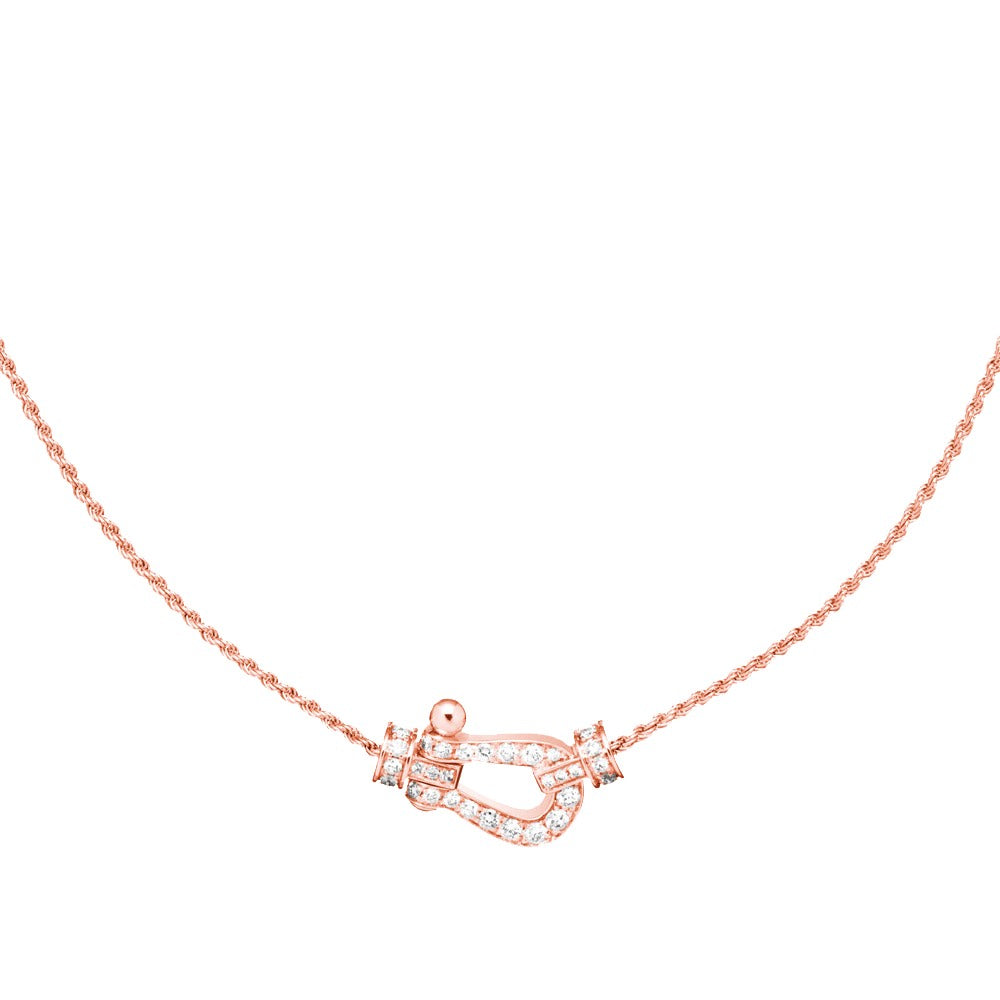 ¡®Loco¡¯FORCE 10 PINK GOLD DIAMOND NECKLACE
