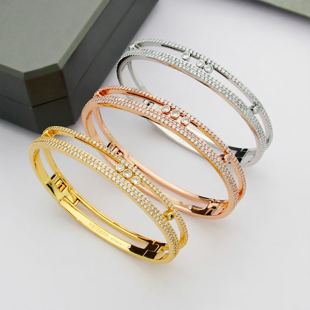 [Loco ]Move Romane pavé bangle