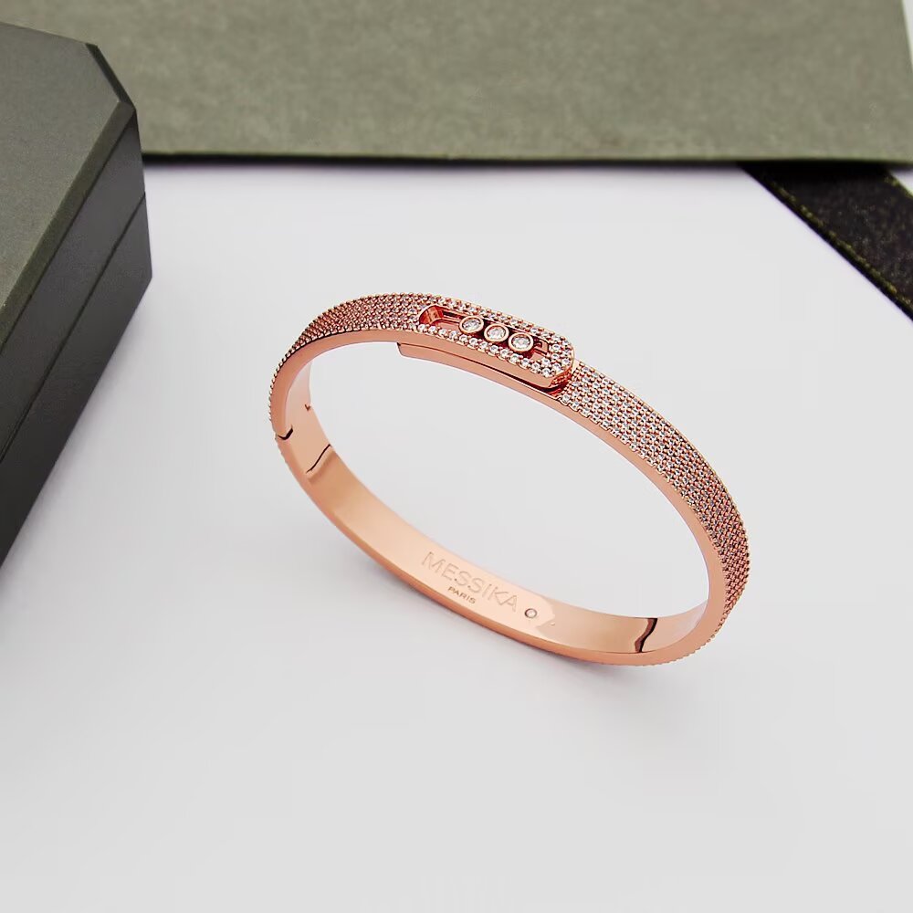 [Loco ]Move Noa Full Pavé Diamond Bangle Bracelet