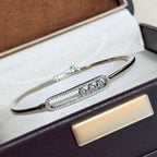[Loco ]Move Pavé Diamond Bangle Bracelet M
