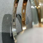 [Loco ]Move Noa Rose Gold Pavé Diamond Bangle Bracelet