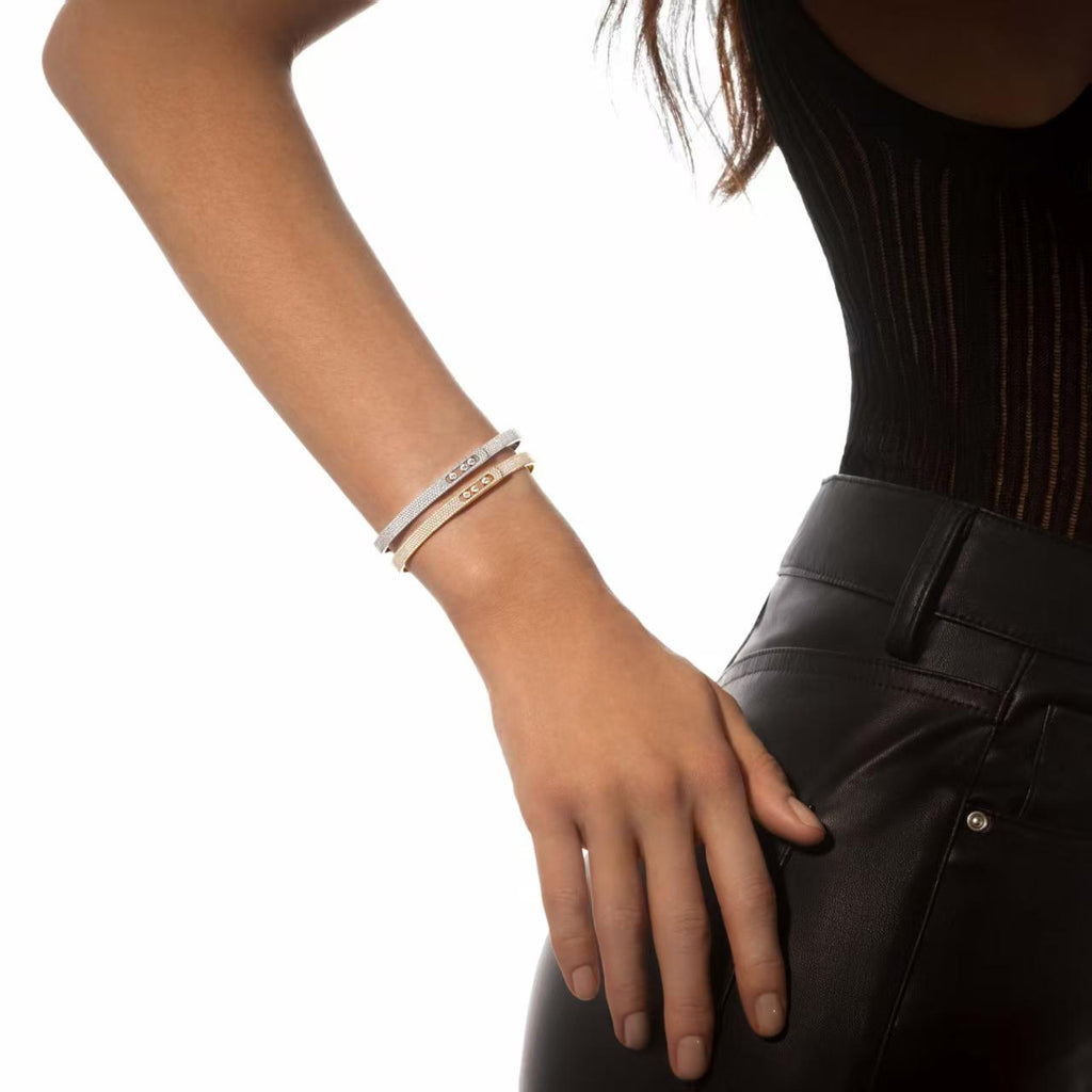 [Loco ]Move Noa Full Pavé Diamond Bangle Bracelet