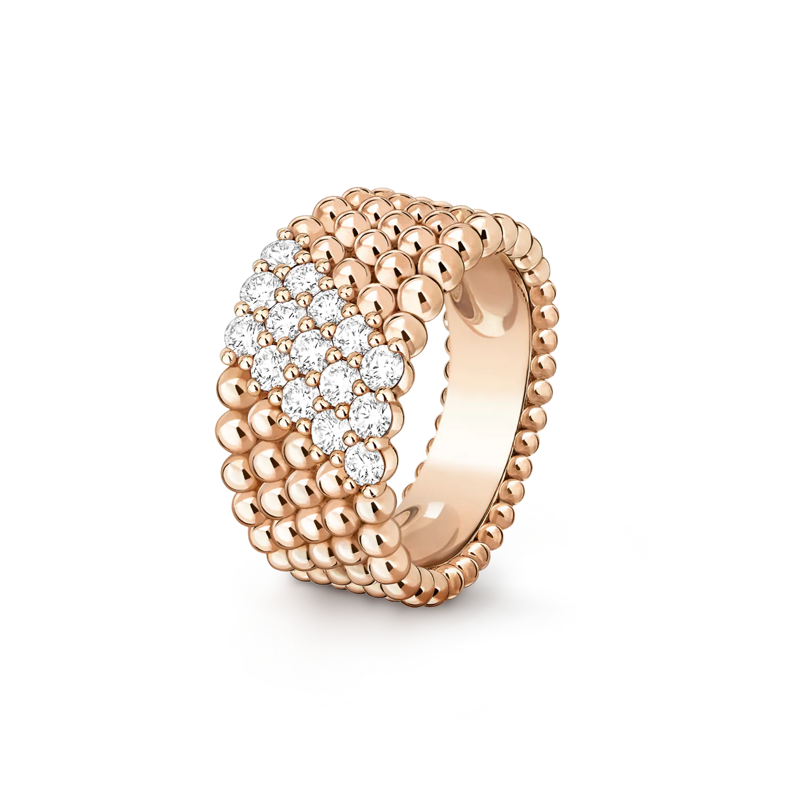 [Loco ]  PERLEE DIAMOND RING, 5ロウ ダイヤモンド-セット デザイン