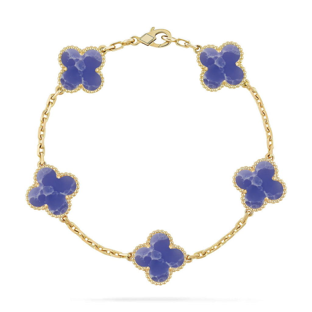 [Loco]New CLOVER 5 MOTIF BLUE VEINS BRACELET COLLECTION