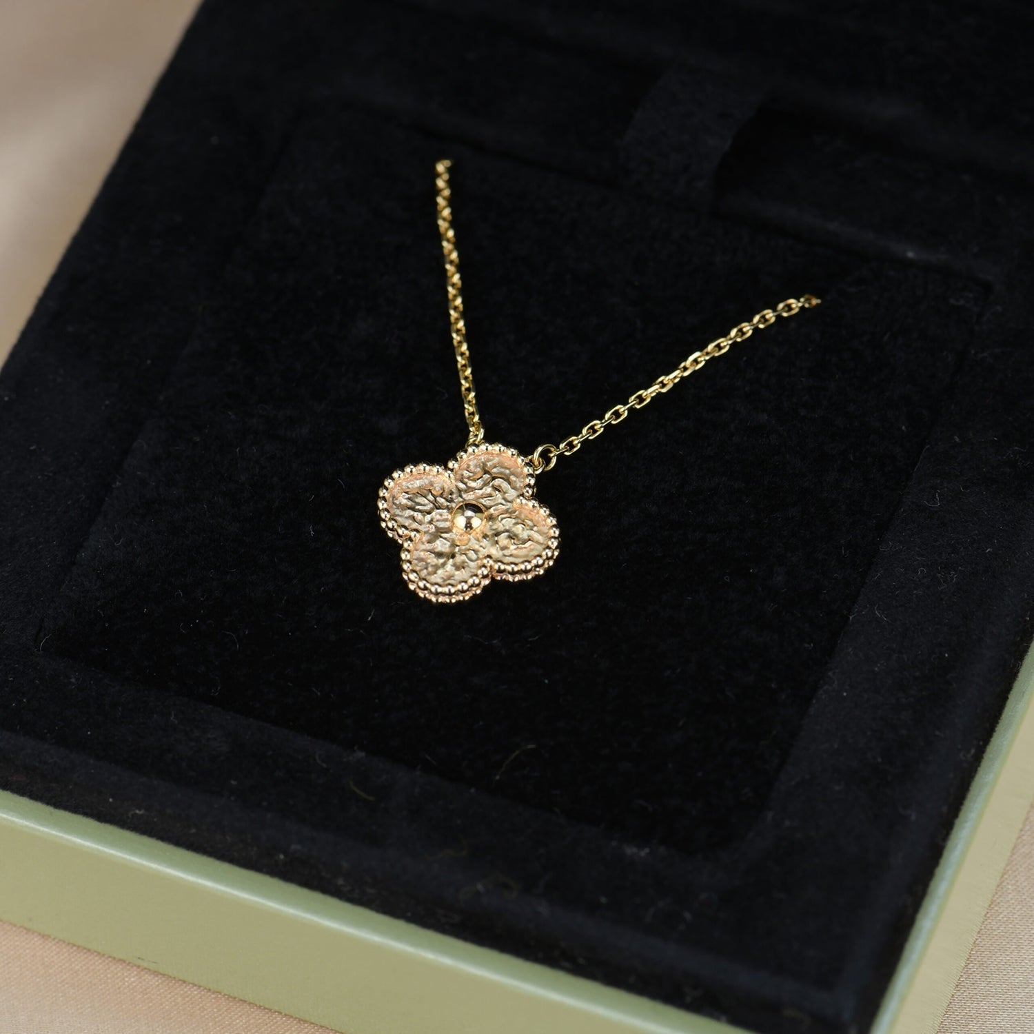 ¡®Loco¡¯CLOVER 15MM  BRONZING NECKLACE