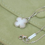 ¡®Loco¡¯CLOVER  15MM WHITE MOTHER-OF-PEARL SILVER