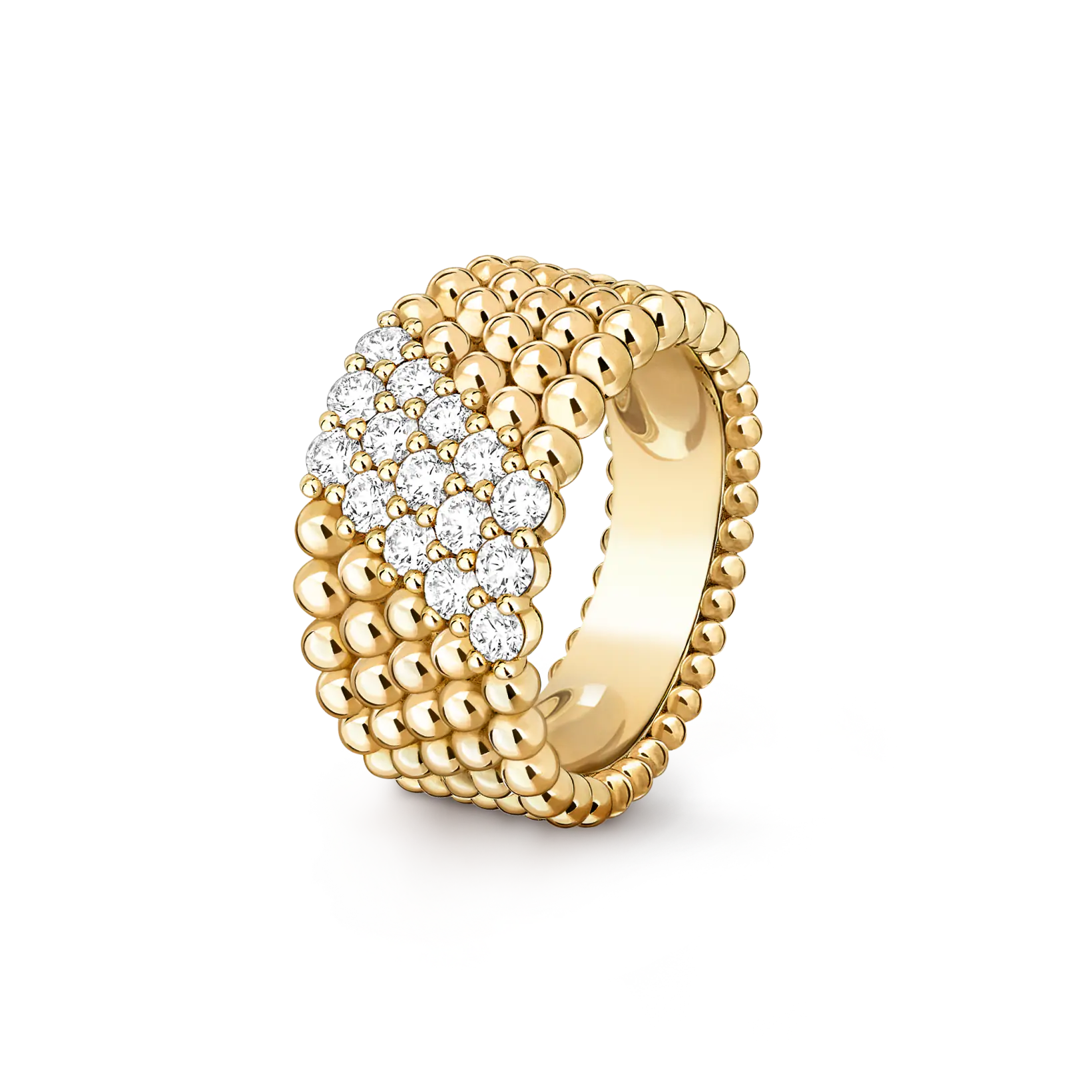 [Loco ]  PERLEE DIAMOND RING, 5ロウ ダイヤモンド-セット デザイン