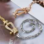 ¡®Loco¡¯FORCE LARGE HORSESHOE CLASP  METAL BRACELET