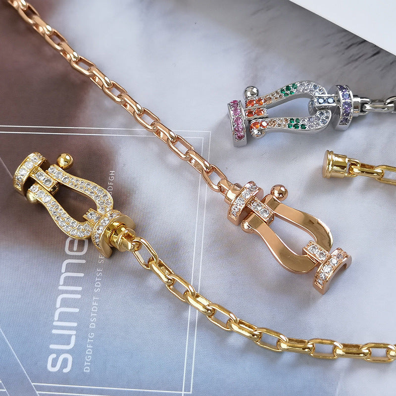 ¡®Loco¡¯FORCE LARGE HORSESHOE CLASP  METAL BRACELET