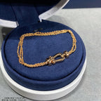 ¡®Loco¡¯FORCE SMALL HORSESHOE  DIAMOND CHAIN ROPE BRACELET