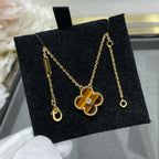 ¡®Loco¡¯CLOVER 15MM DIAMOND AND YELLOW TIGER'S EYE AGATE necklace