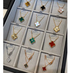 ¡®Loco¡¯CLOVER 15MM LASER NECKLACE