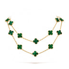 ¡®Loco¡¯CLOVER 20 MOTIFS MALACHITE GOLD
