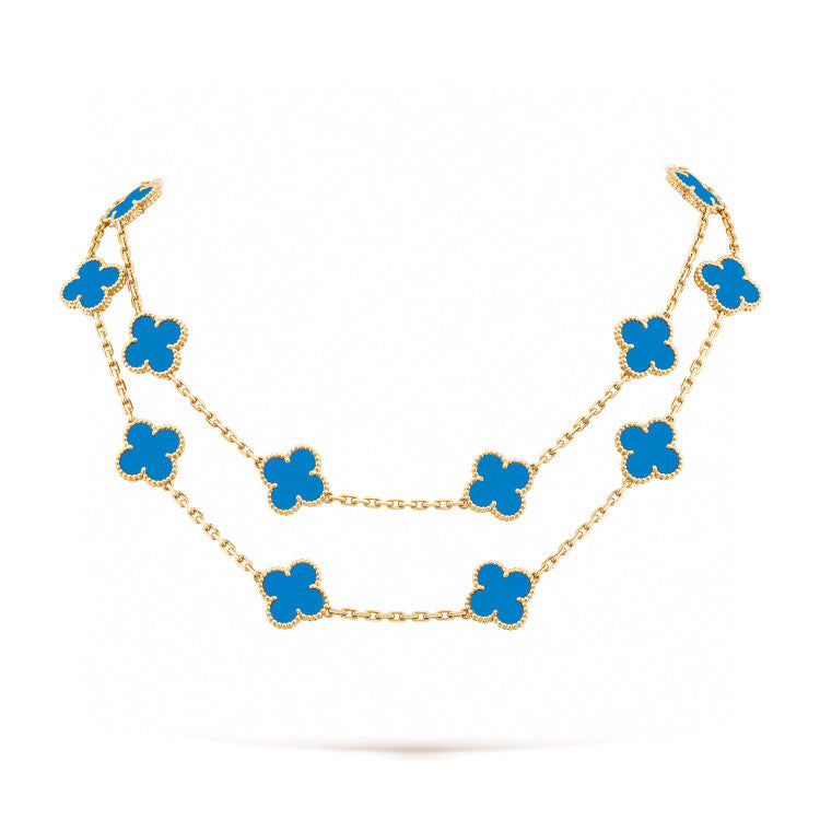 ¡®Loco¡¯CLOVER 20 MOTIFS TURQUOISE GOLD