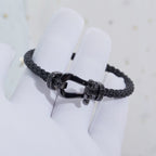 ¡®Loco¡¯FORCE LARGE SERIES HORSESHOE BLACK SAMURAI BRACELET