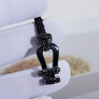 ¡®Loco¡¯FORCE LARGE SERIES HORSESHOE BLACK SAMURAI BRACELET