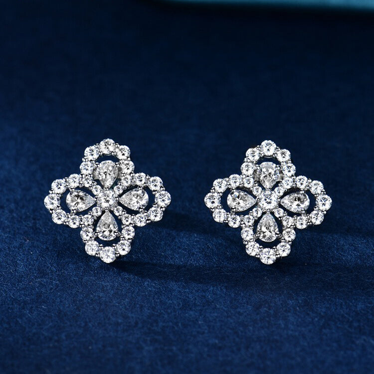 ¡®Loco¡¯LOOP EARRINGS FULL MOTIF DIAMOND 16MM