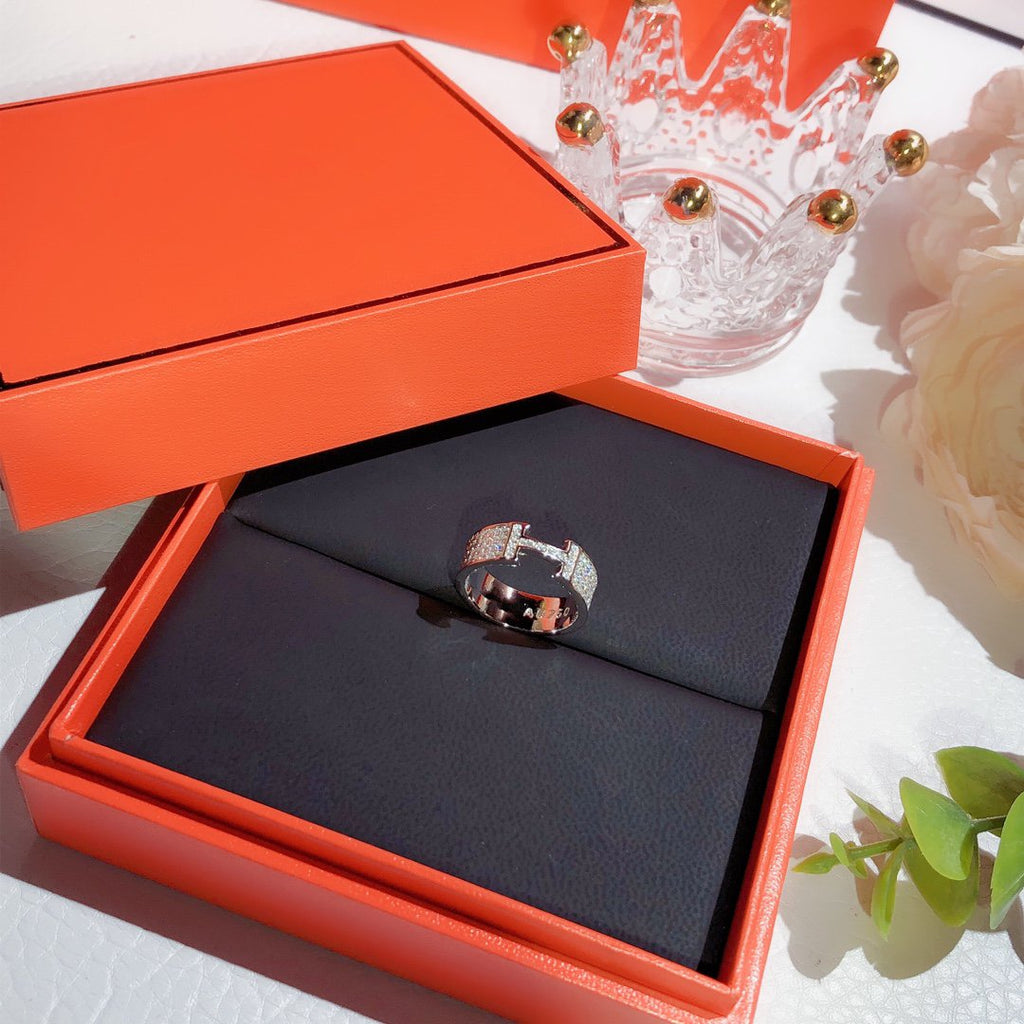 ¡®Loco¡¯H RING FULL DIAMOND