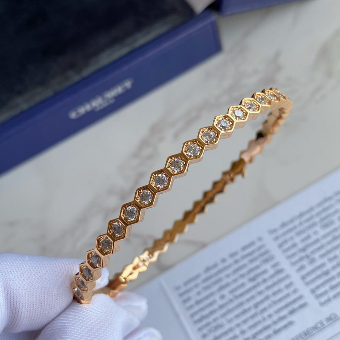 ¡®Loco¡¯BEE LOVE GOLD BRACELET FULL DIAMOND