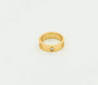 ¡®Loco¡¯LOVE RING 5.5MM 3 DIAMONDS GOLD
