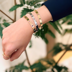 [Loco JURI]2026 RAINBOW LOVE BRACELET 6.1MM  10 DIAMONDS