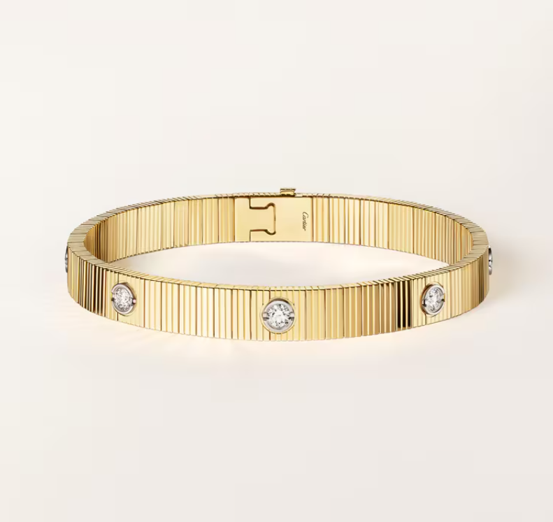 Loco NEW 7 MM 7-DIAMOND HEART-SHAPED BRACELET