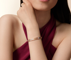 Loco NEW 7 MM 7-DIAMOND HEART-SHAPED BRACELET
