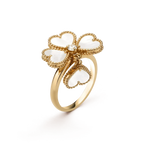 ¡®Loco¡¯SWEET CLOVER WHITE MOP RING