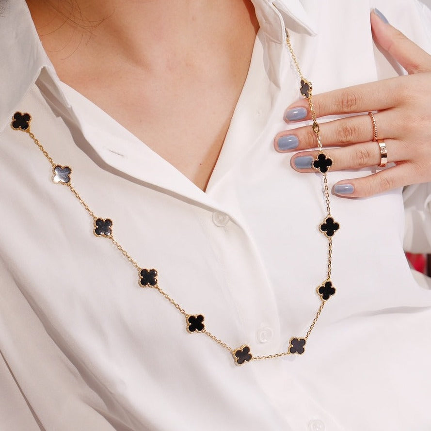 ¡®Loco¡¯CLOVER 20 MOTIFS ONYX ROSE GOLD