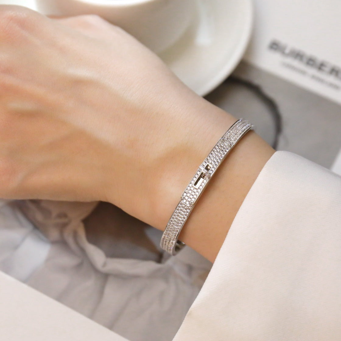¡®Loco¡¯KELLY BRACELET DIAMOND PAVED