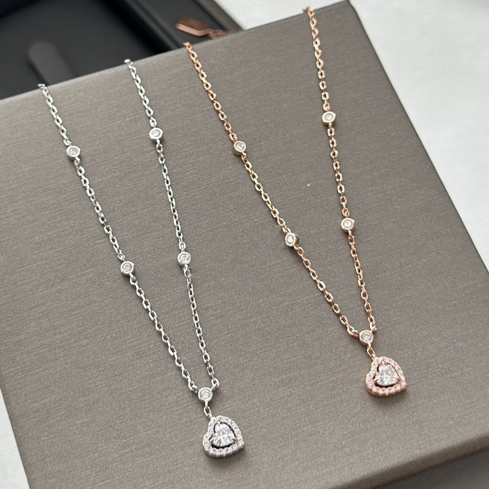 [Loco]JOY HEART DIAMOND NECKLACE