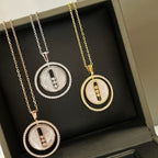 [Loco ]Loco MOVE MM NACRE BLANCHE DIAMOND NECKLACE
