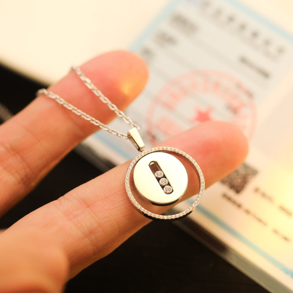 [Loco ]Loco MOVE MM SILVER DIAMOND NECKLACE